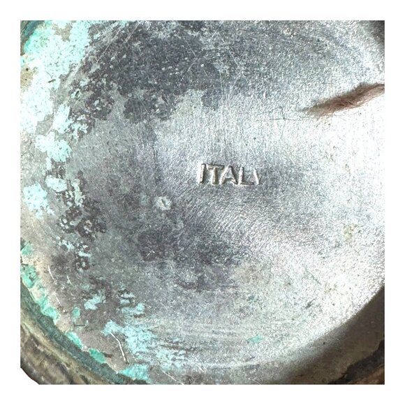 Vintage Italian Micro Mosaic Floral Pill Box Floral Inlaid Silver Plated Trinket - Picture 7 of 9